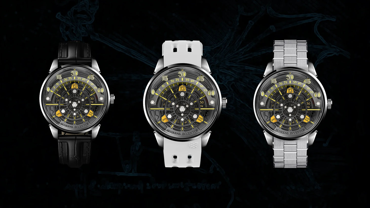 behrens davinci code watch display inventor luxury watches series