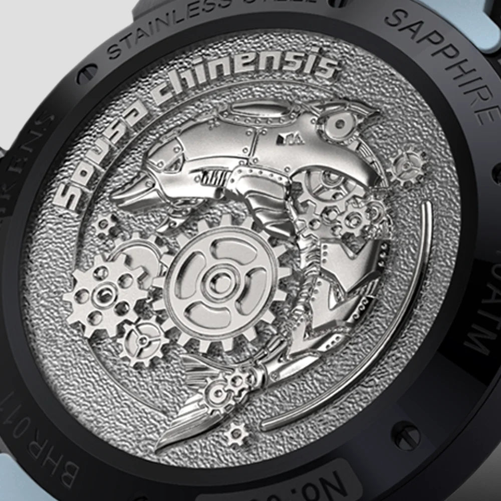 behrens starship-II watch case back display