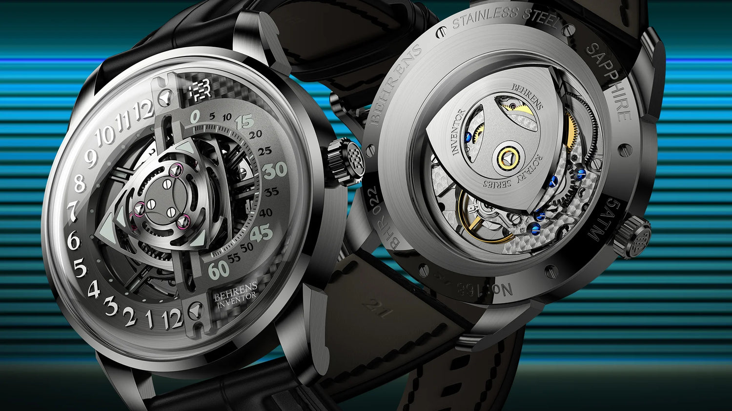 behrens inventor rotary watch front back display