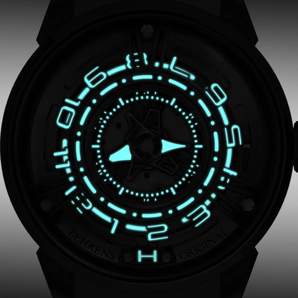 behrens starship-II watch luminous display