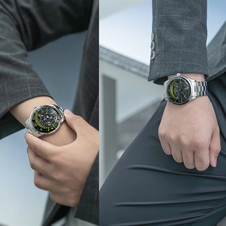 behrens davinci code inventor luxury watches series on wrist display