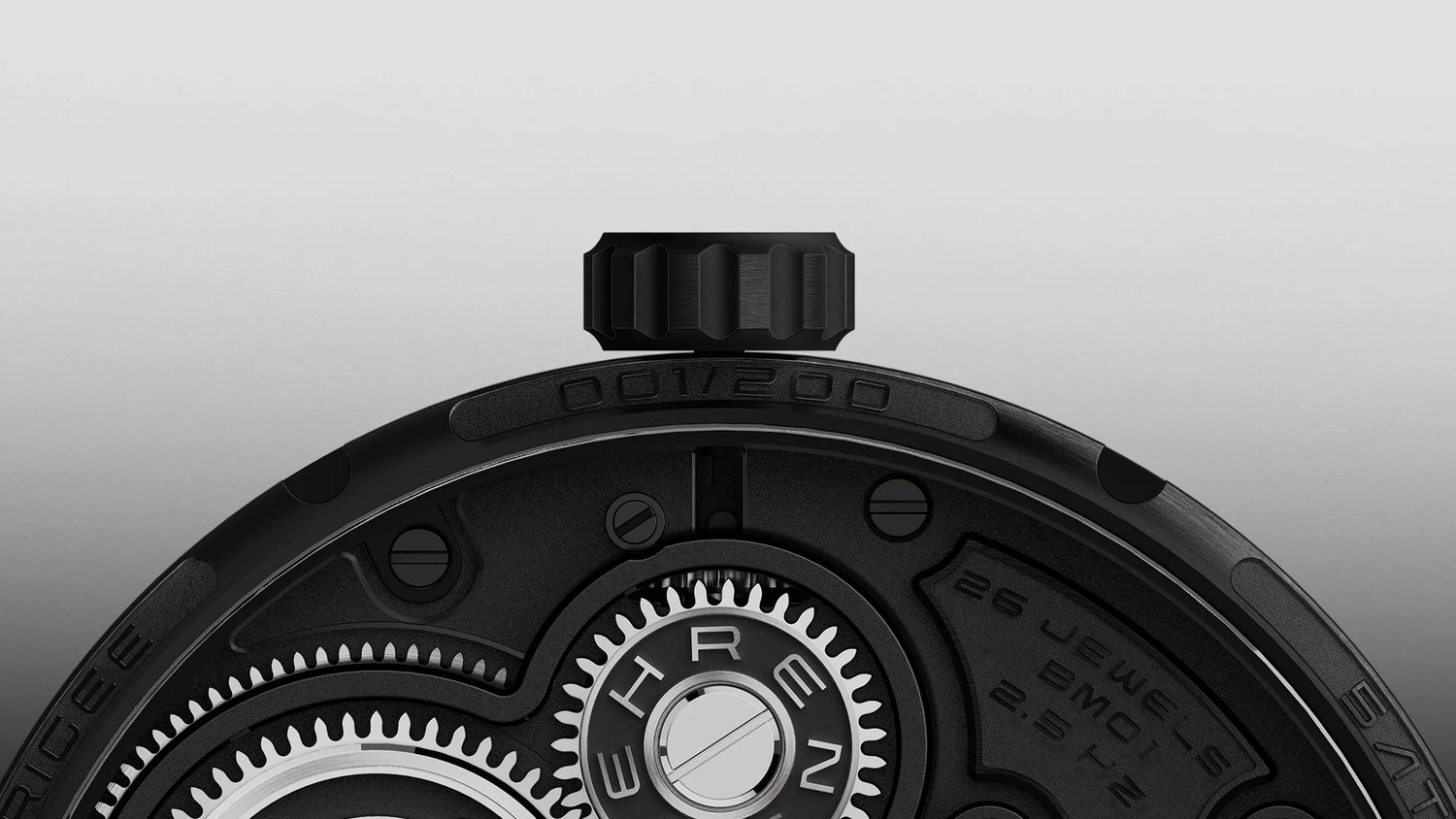 Behrens Perigee unique serial number inventor series luxury mechanical watch