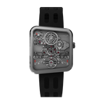 Behrens Ultralight 20g Inventor Series Luxury Watch black strap