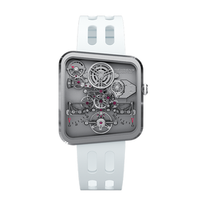 Behrens Ultralight 20g Inventor Series Luxury Watch white strap