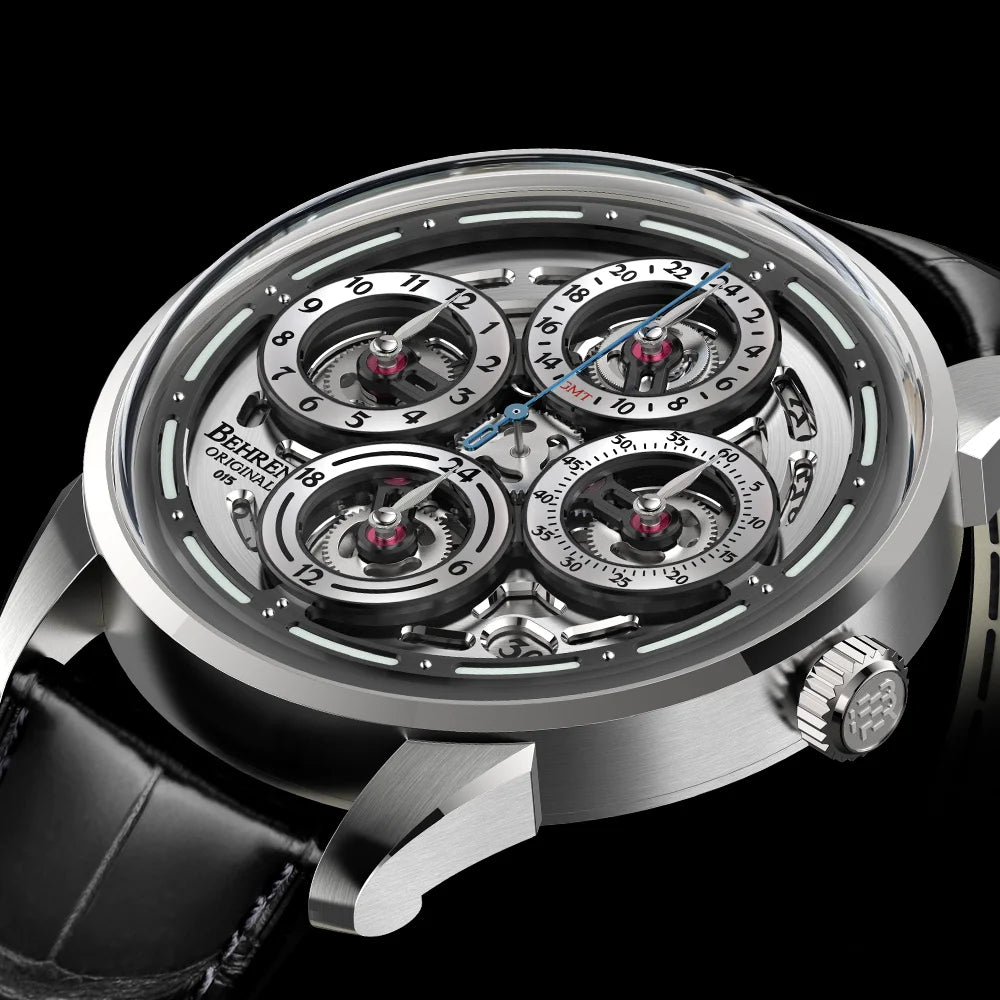 behrens original mechanical watches series navigraph watch display