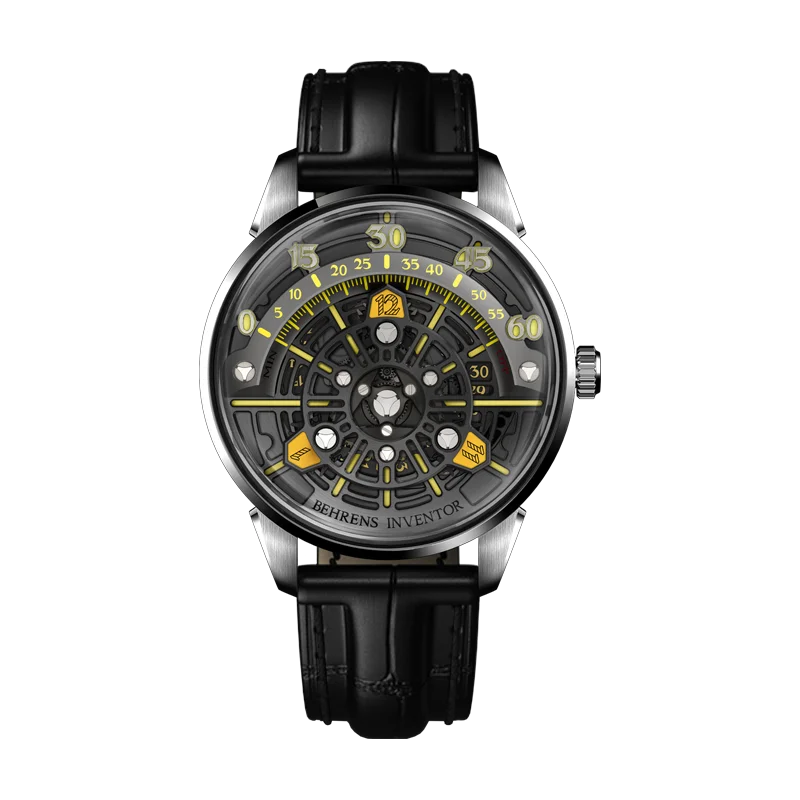 behrens_da_vinci_code_inventor_series_orange_luxury_watch_with_crocodile_skin_strap