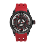 behrens_red_starship-II_original_series_mechanical_watch_fluoroelastomer_strap