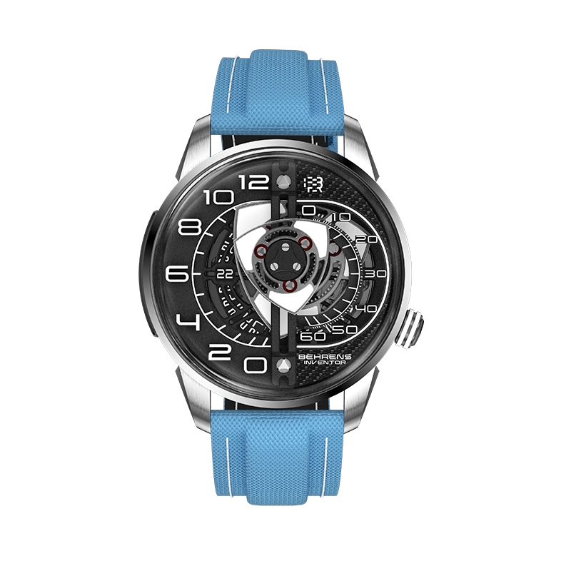 behrens_rotary_watch_2025_BHR022-2_blue_cordura_strap_inventor_luxury_watches_series
