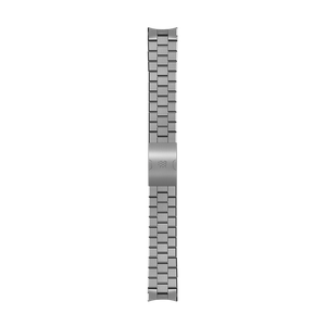steel strap branded watch