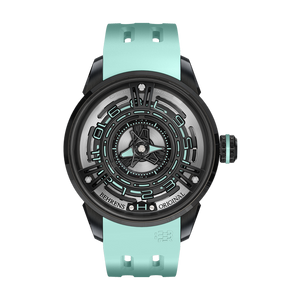 Light pink green Starship II Branded Watch