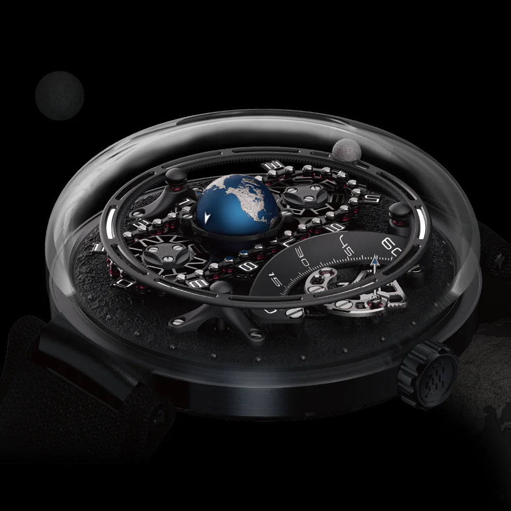 behrens inventor luxury watches series perigee watch dial