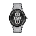silver black Interstellar Travel Branded Watch