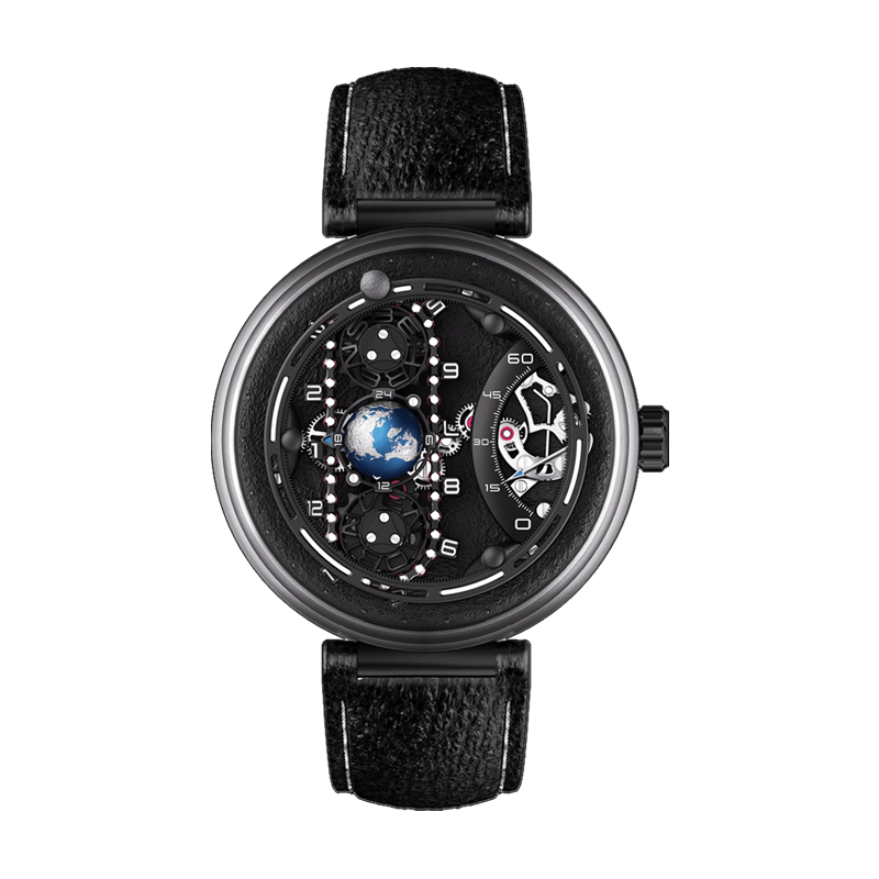 Black Perigee Branded Watch