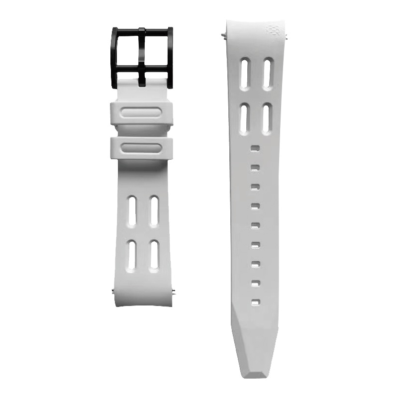 BEHRENS The Watches | white Rubber Strap for Branded Watch