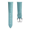 Crocodile Skin Leather Strap - Glacier Blue