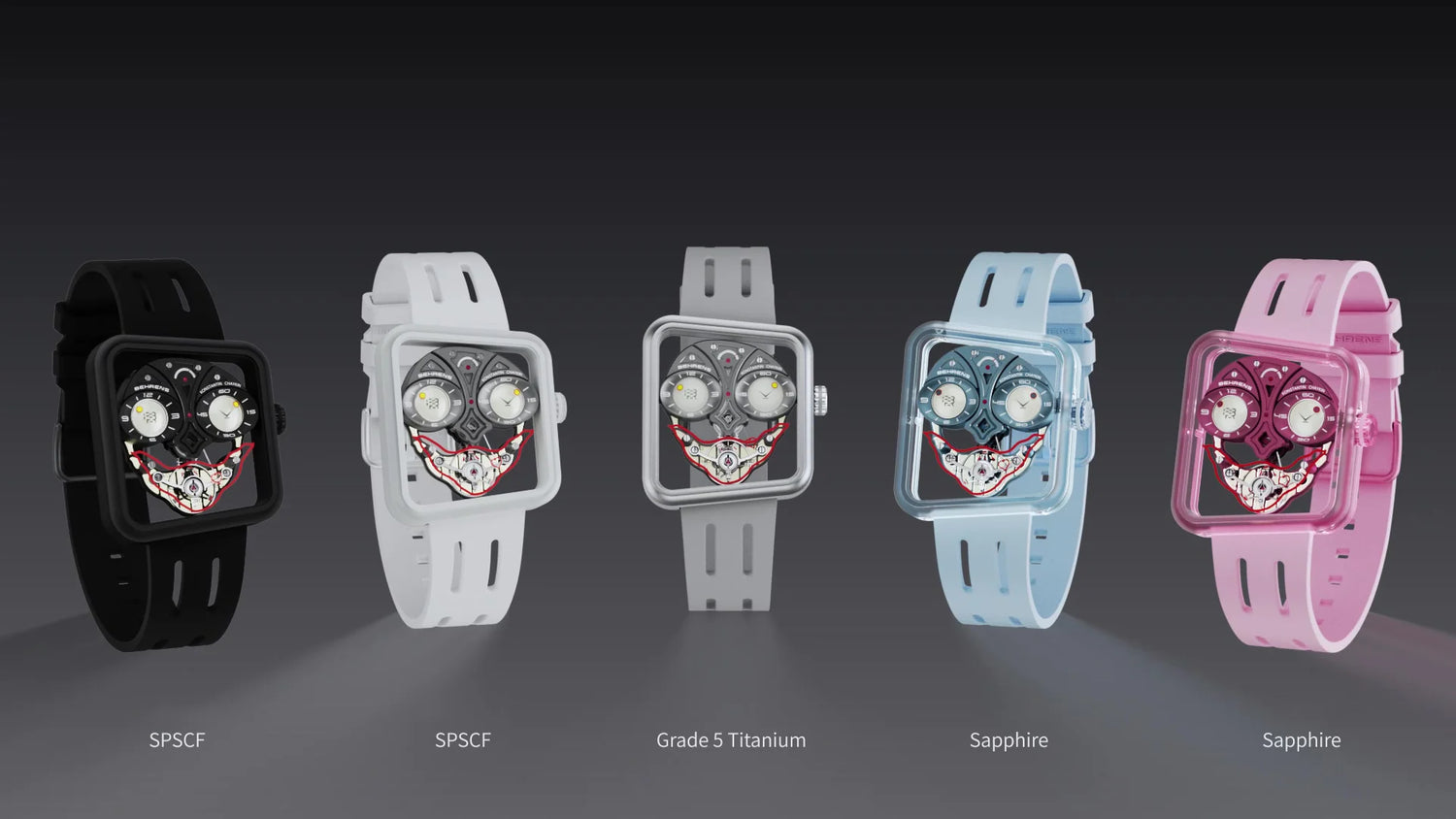 Behrens Ace of Hearts watch all colors and variants