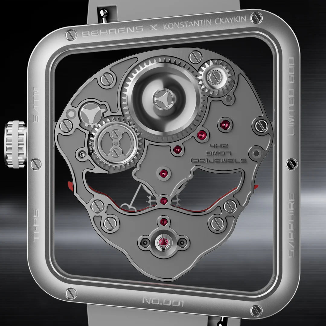 behrens ace of hearts transparent caseback