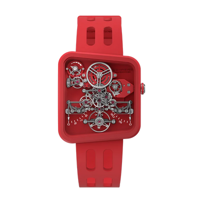 Behrens Ultralight 11g Inventor Series Luxury Watch red