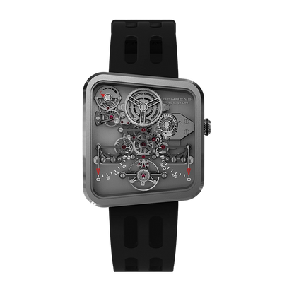  Behrens Ultralight 20g Inventor Series Luxury Watch black strap