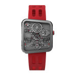  Behrens Ultralight 20g Inventor Series Luxury Watch red strap