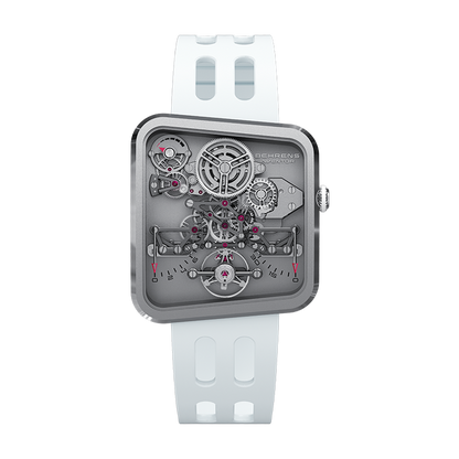  Behrens Ultralight 20g Inventor Series Luxury Watch white strap