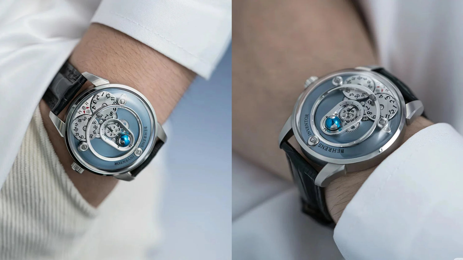behrens apolar inventor luxury watches series on wrist display